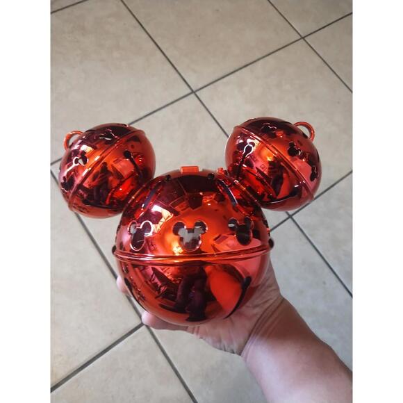 Disney Other - Disney Parks Holiday Christmas Mickey Jingle Bell Red Light Up Sipper Cup